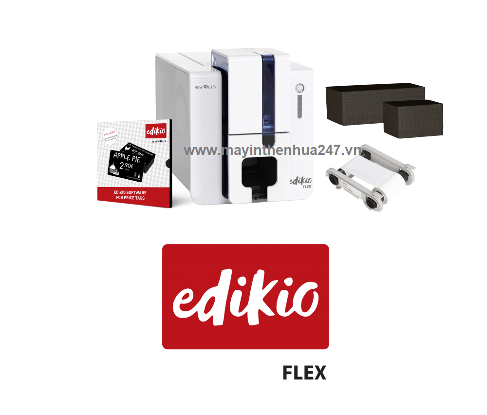 Máy in thẻ nhựa edikio Flex