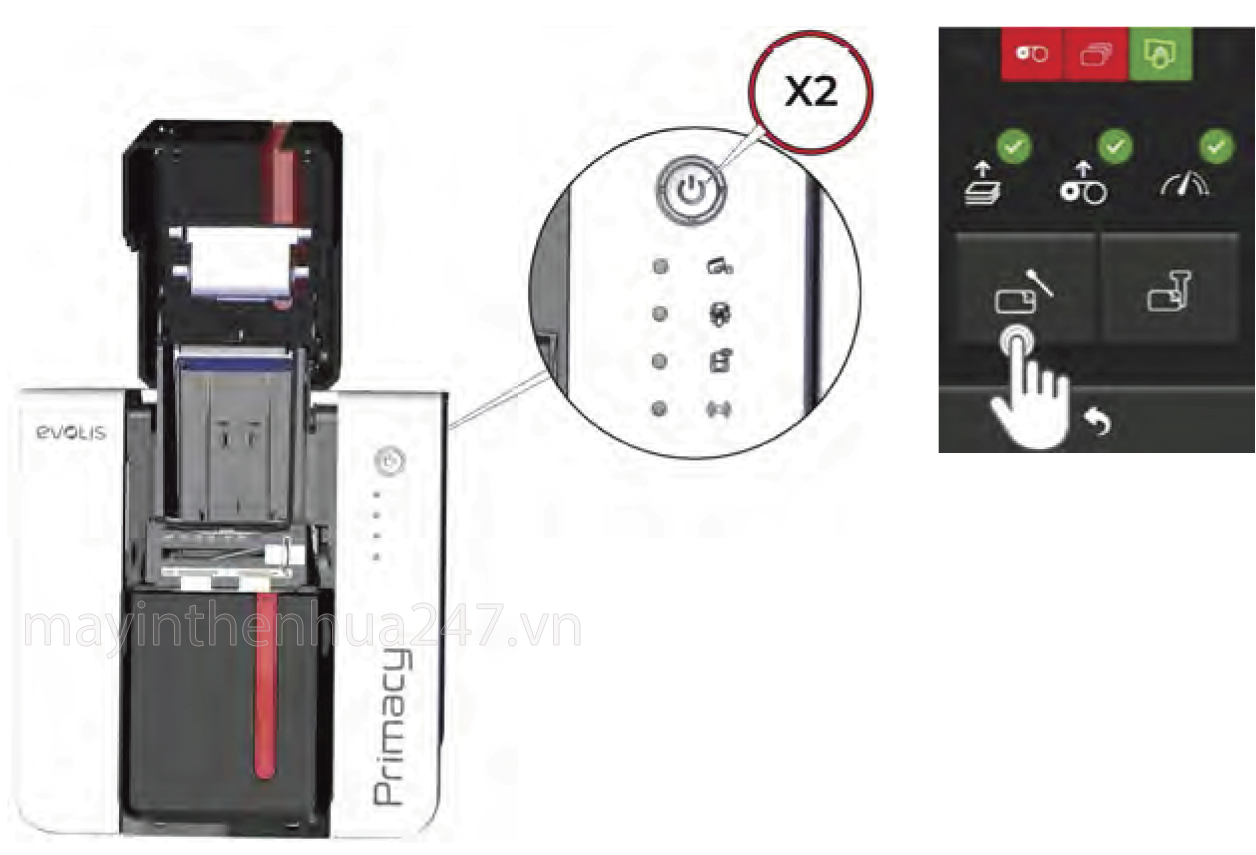 Hướng dẫn vệ sinh máy in Evolis Primacy 2